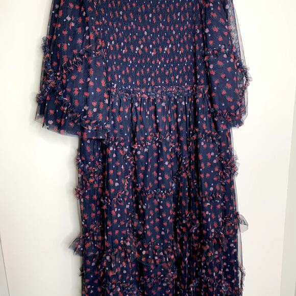 Jessakae Everafter Ever After Dress Navy Floral Womens XXL 2XL Blue - Picture 12 of 16